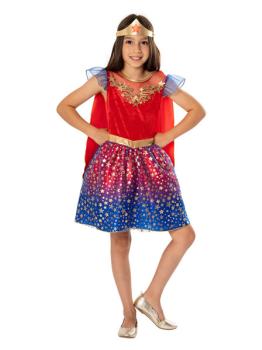 Fato Wonder Woman Deluxe - 3-4 Anos Rubies UK