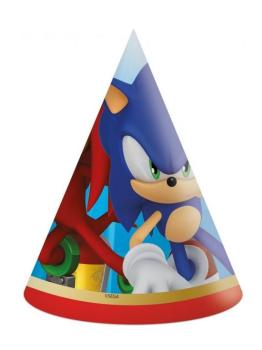 Chapéus Sonic The Hedgehog Decorata Party