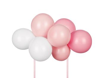 Topo de Bolo Balões Rosa PartyDeco