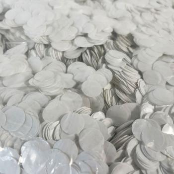 Confetti Foil Redondo 15 gramas - Branco XiZ Party Supplies