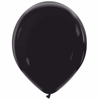 25 Balões 36cm Natural - Preto XiZ Party Supplies