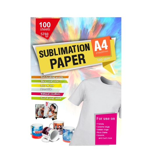 Papel SublimaÇÃo A4 100 Folhas 333colors Artigos Para Personalização Sublimação 2243