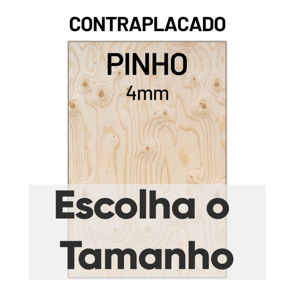 CONTRAPLACADO PINHO 4mm