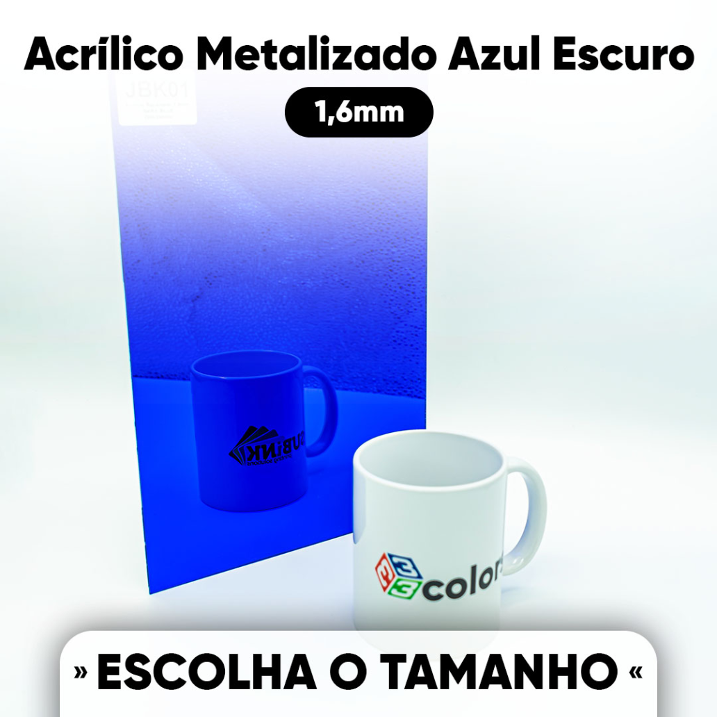 ACRILICO METALIZADO AZUL ESCURO 1,6mm