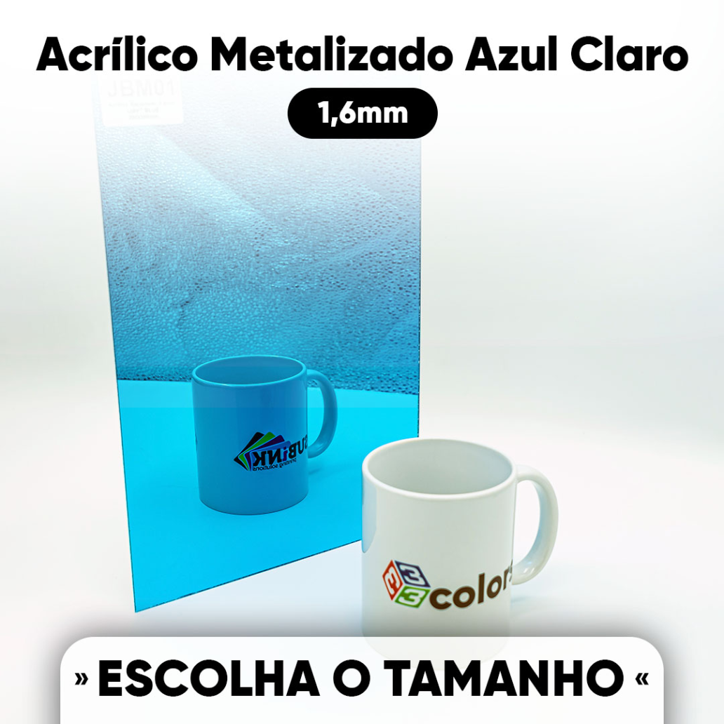ACRILICO METALIZADO AZUL CLARO 1,6mm