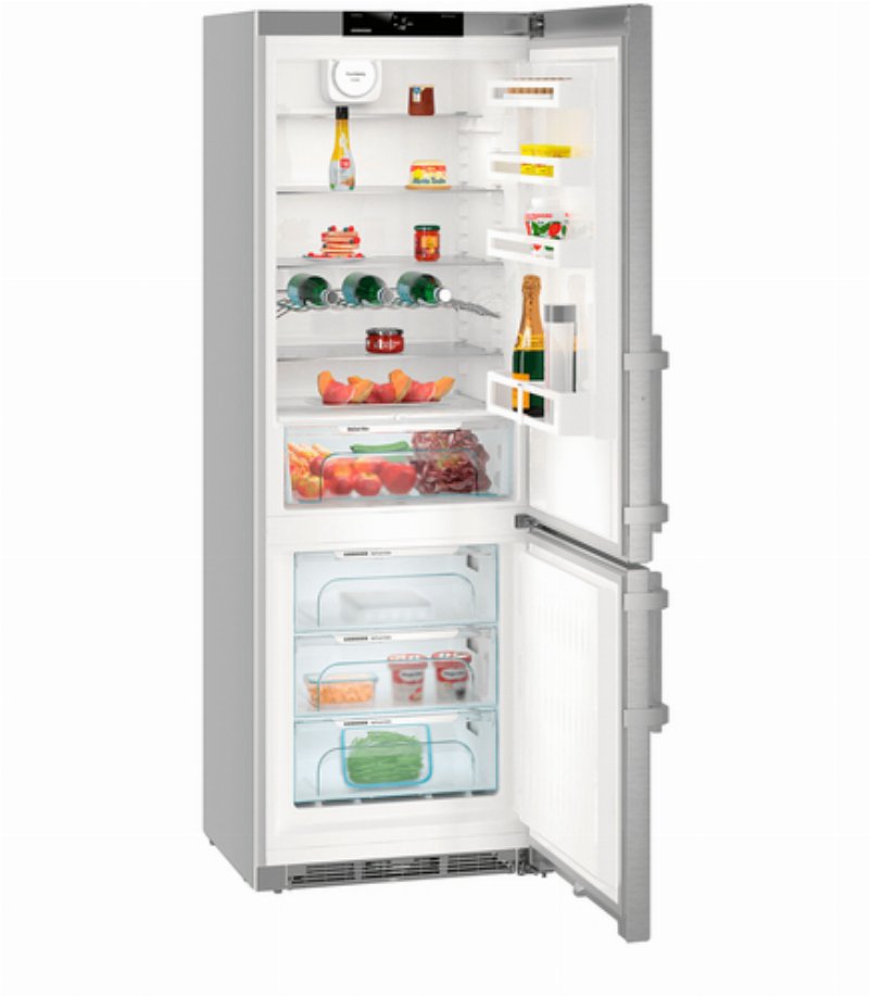Liebherr CNef 5735 frigorífico e congelador Independente Prateado