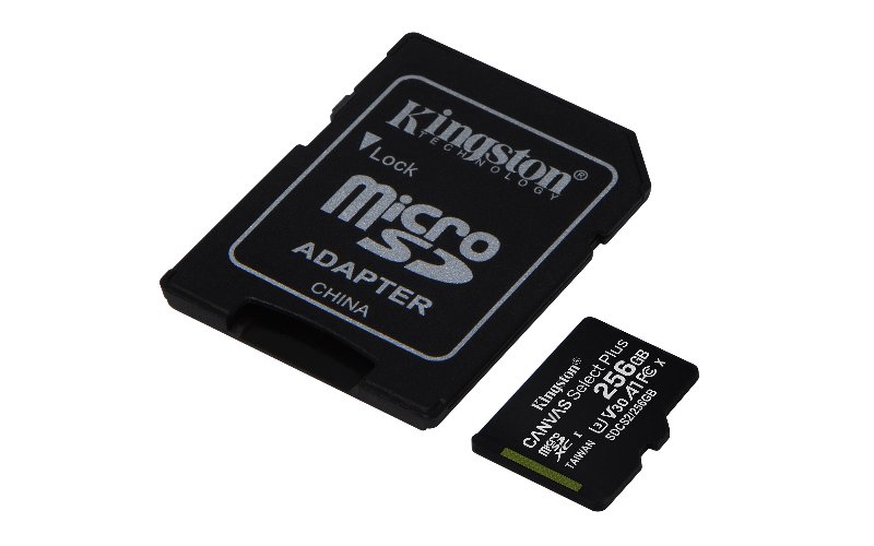 Kingston Technology Canvas Select Plus cartão de memória 256 GB MicroSDXC Classe 10 UHS-I