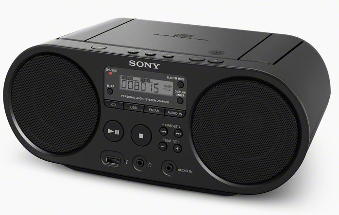 Rádio Sony ZS-PS50 4 W Preto