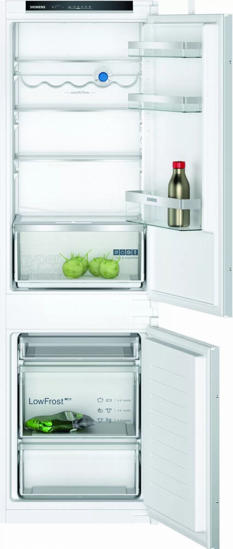 Siemens iQ300 KI86VVSE0 frigorífico e congelador Embutido 267 l