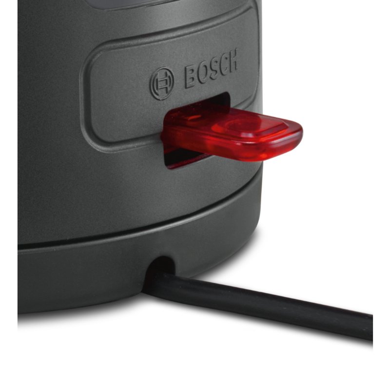 Bosch TWK6A014 chaleira elétrica 1,7 l 2400 W Antracite, Vermelho