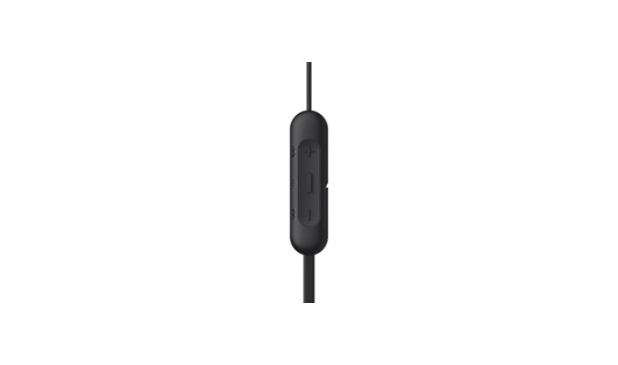 Sony WIC200B Auscultadores Sem fios Intra-auditivo, Fita de pescoço Chamadas/Música Bluetooth Preto