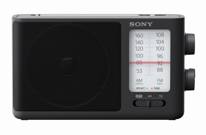 Sony ICF506 rádio Portátil Preto