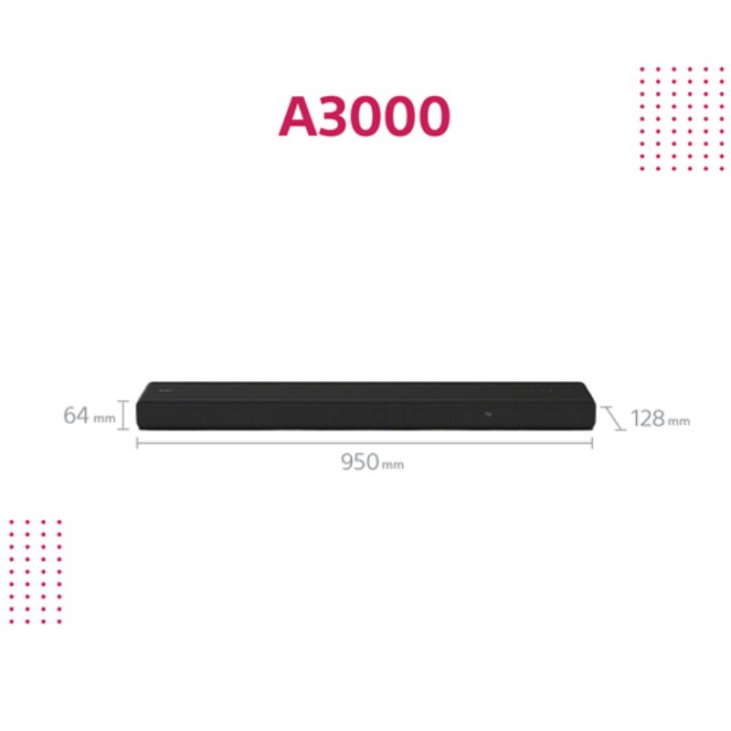 Sony HT-A3000 3.1 canais 