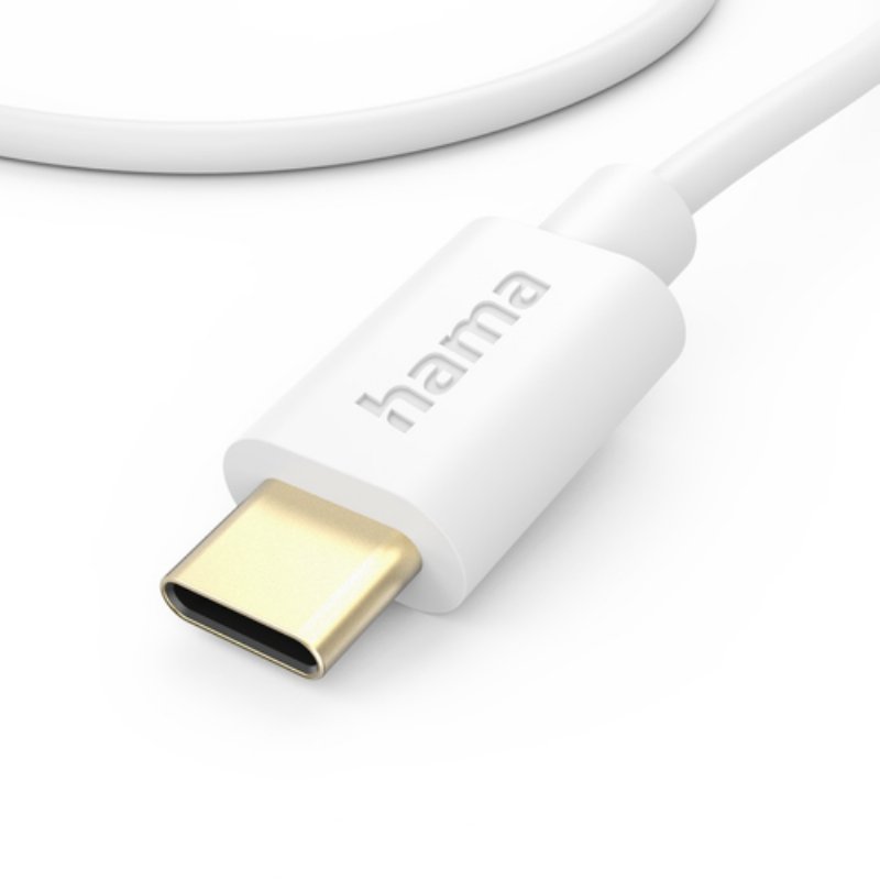 Hama 00201590 cabo USB 1 m USB 2.0 USB C Branco