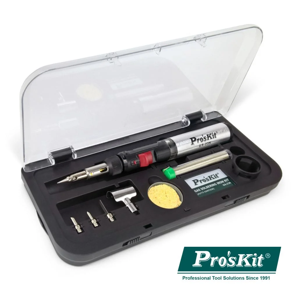 Ferro De Soldar A Gás C/ Kit Auto Ignição Proskit