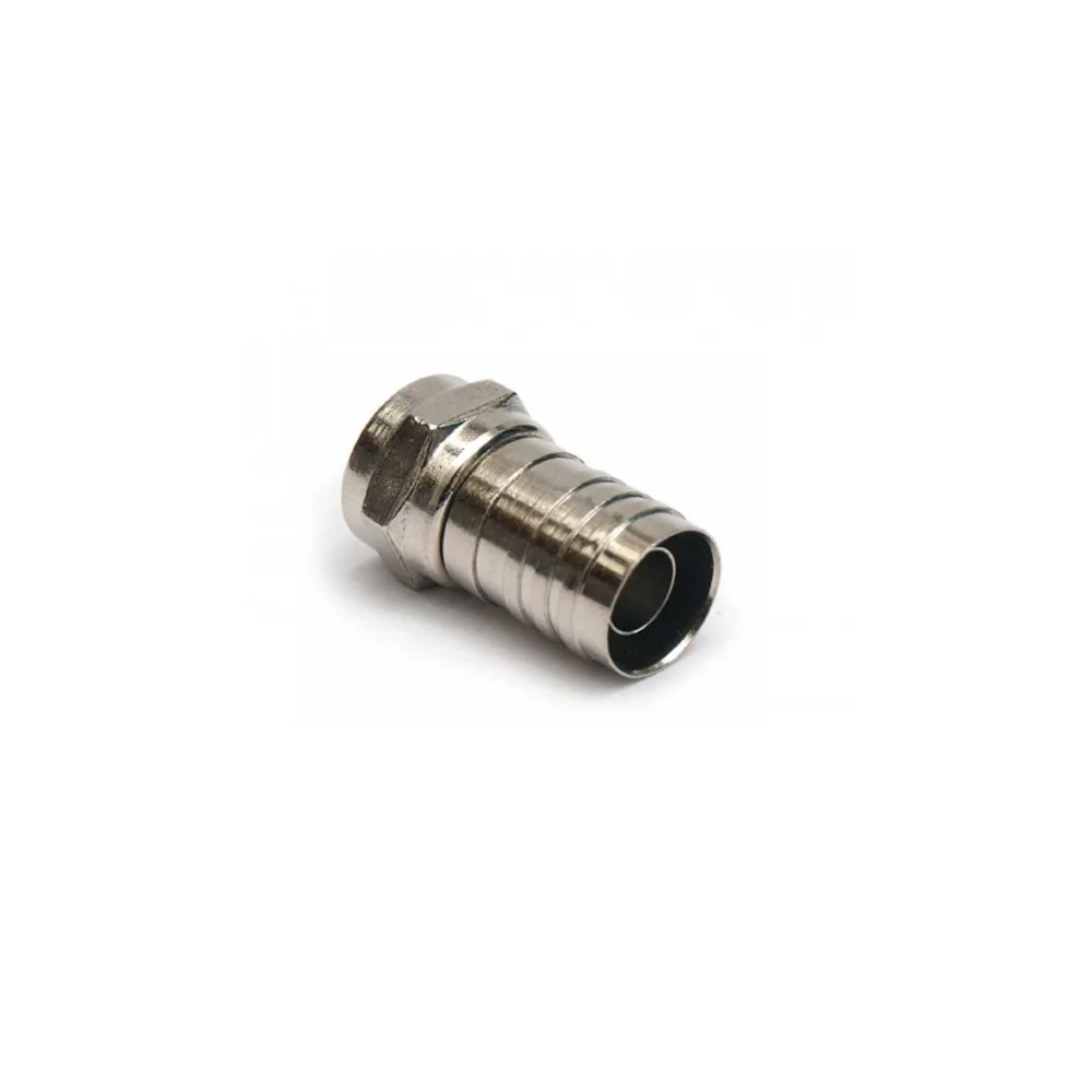 Ficha F Macho 6.5mm Metálica Cravar Rg6