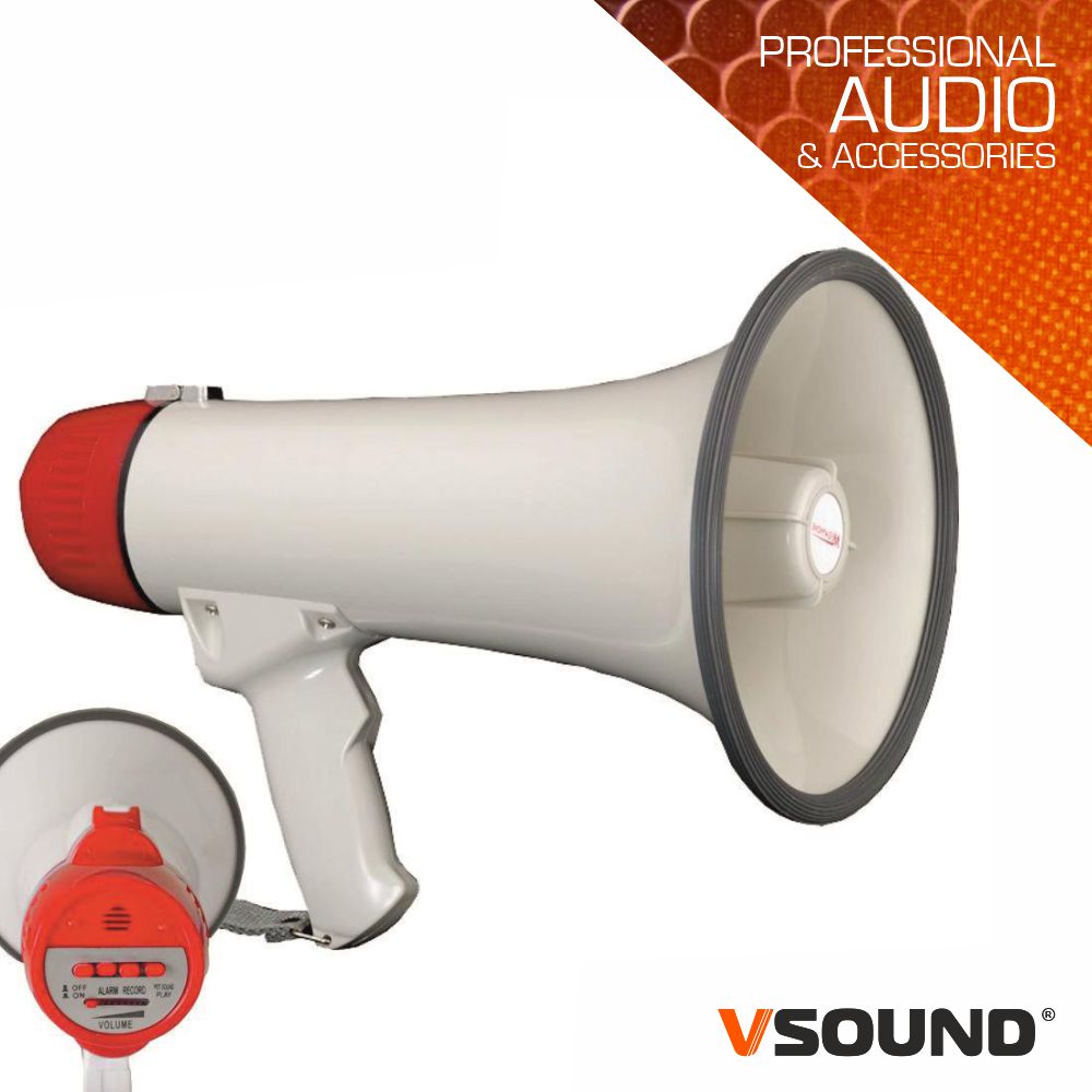Megafone De 15w C/Gravação De Voz 