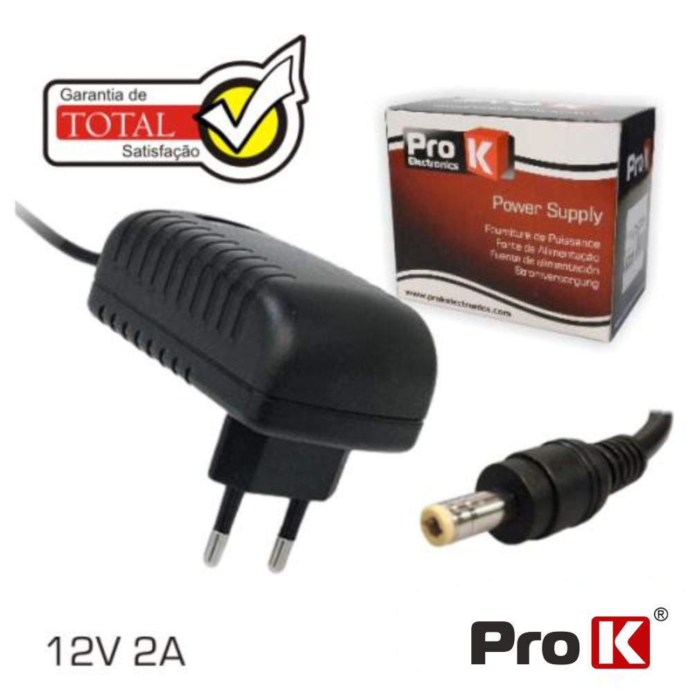 Alimentador 220vac - 12vdc 2a Estabilizado 
