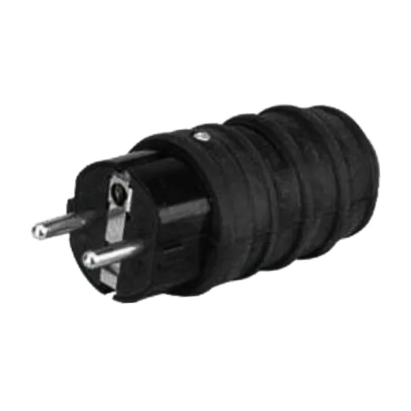 Ficha Alimentação Ac Macho Impermeável C/ Terra 220v/16a