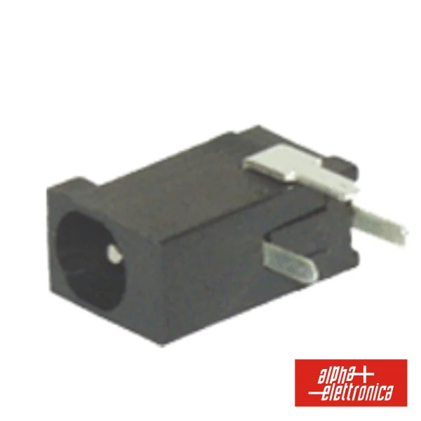 Ficha Alimentação Dc Macho Pvc 1.3x3.4mm Circuito Impresso