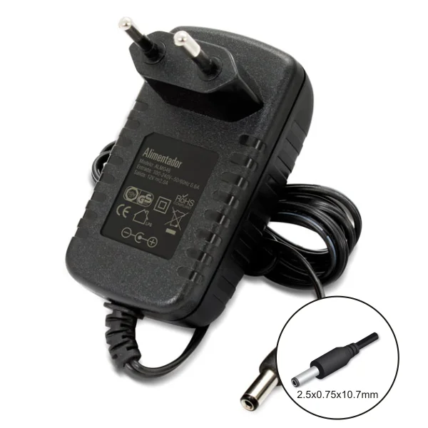 Alimentador Estabilizado 220vac - 9vdc 2a 2.5mmx0.75mm