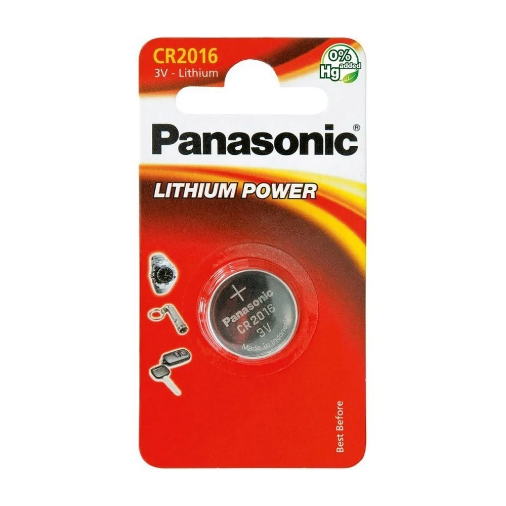 PILHA LITHIUM BOTÃO CR2016 3V PANASONIC