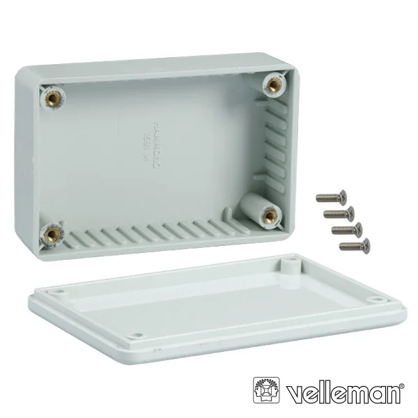 Caixa Abs Cinza 90x50x24mm Velleman