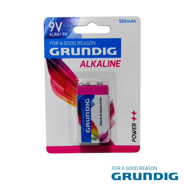 Pilha Alcalina 6lr61 9v Grundig