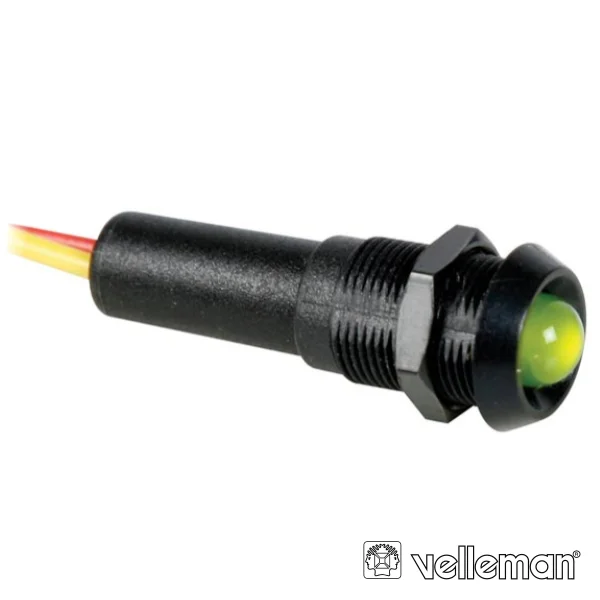 Led Piloto De Painel 7.70mm 24v Âmbar Velleman