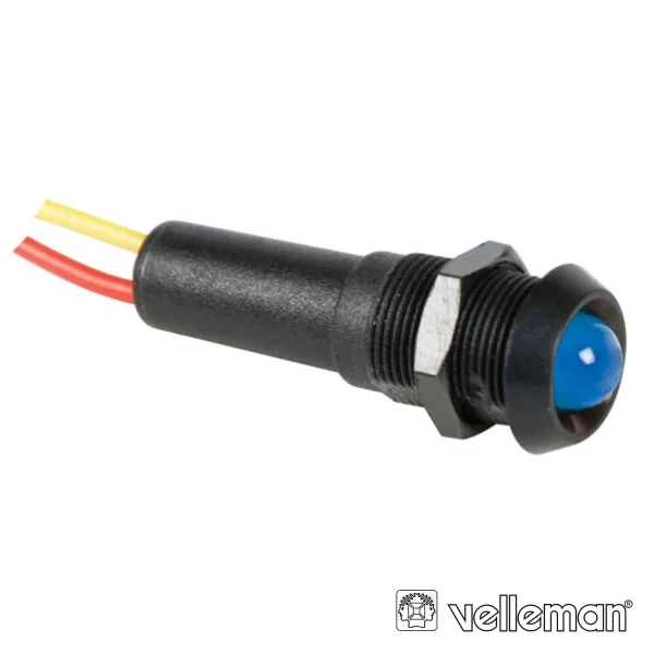 Led Piloto De Painel 7.70mm 12v Azul Velleman