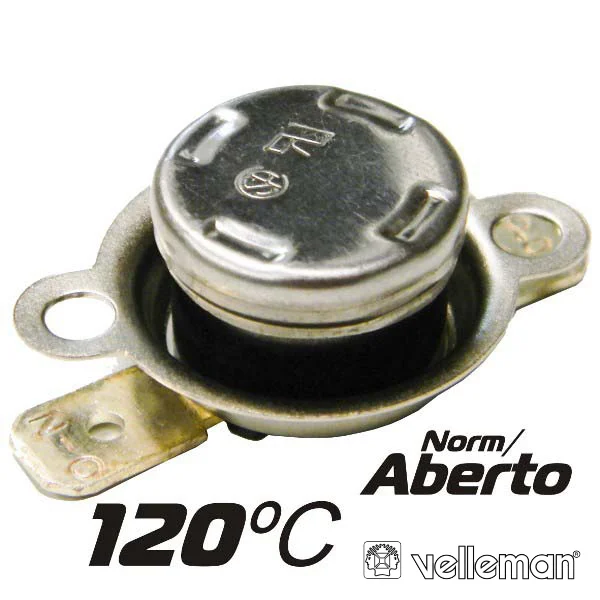 Protector De Circuito Térmico N/Aberto 120ºc Velleman