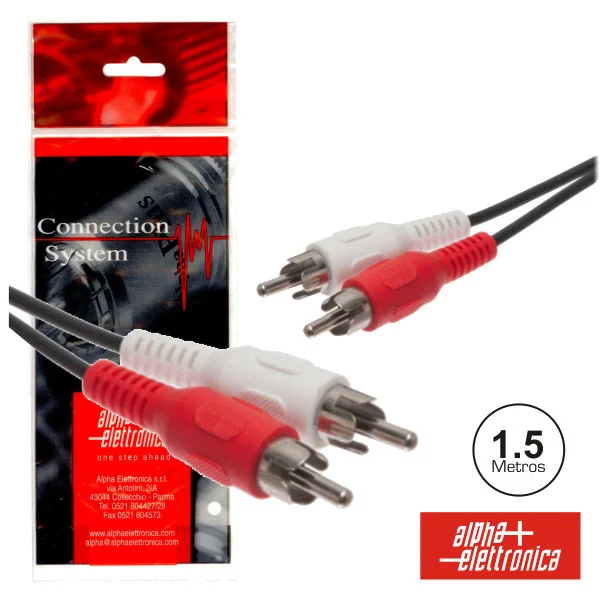 Cabo 2 Rca Macho / Macho 1.5m