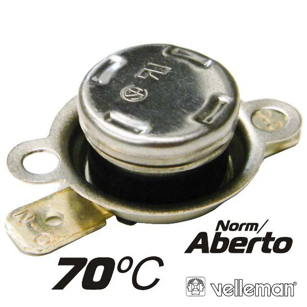 Protector De Circuito Térmico N/Aberto 70ºc Velleman