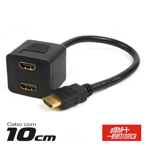 Multiplicador Hdmi 1 Entradas 2 Saídas Alpha-Elettronic