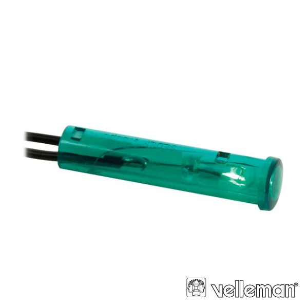 Luz Piloto De Painel 6mm 12v Verde
