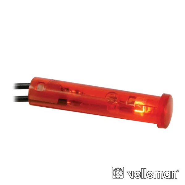 Luz Piloto De Painel 6mm 12v Vermelho