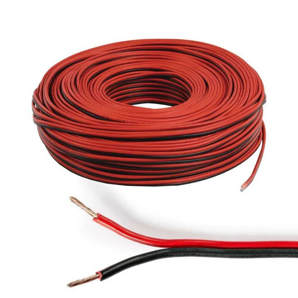 Cabo De Coluna 2 Condutores 2x0.75mm Preto/Vermelho