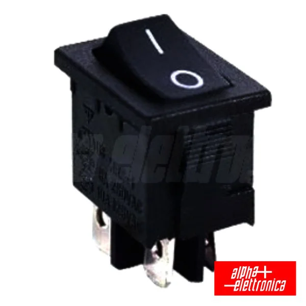 Interruptor On-Off 5a 250a Bipolar Preto