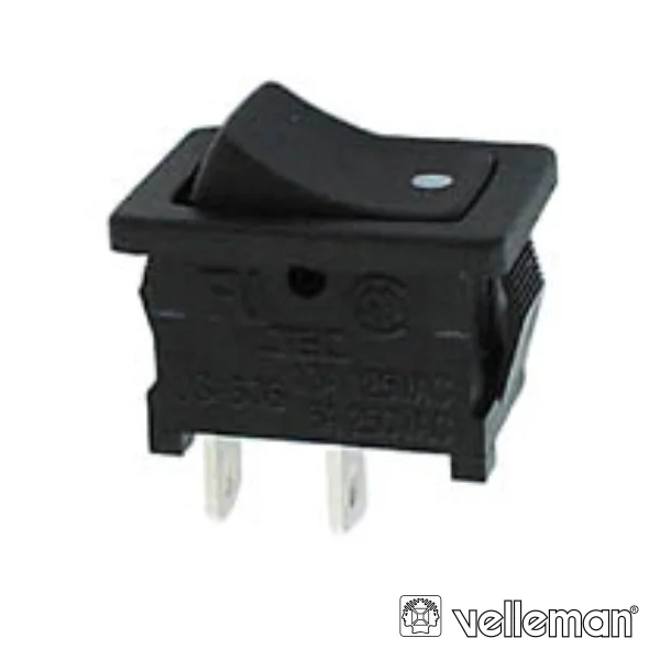 Interruptor On-Off 6a 250v Preto