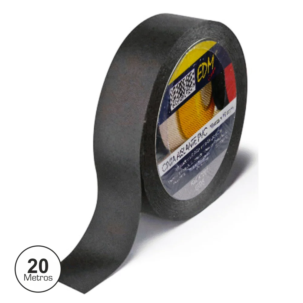 Fita Isoladora Preta 20 Metros Edm