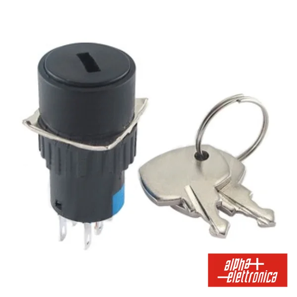 Interruptor C/ Chave 2 Circuitos 220v 2no-2nc Redondo Join