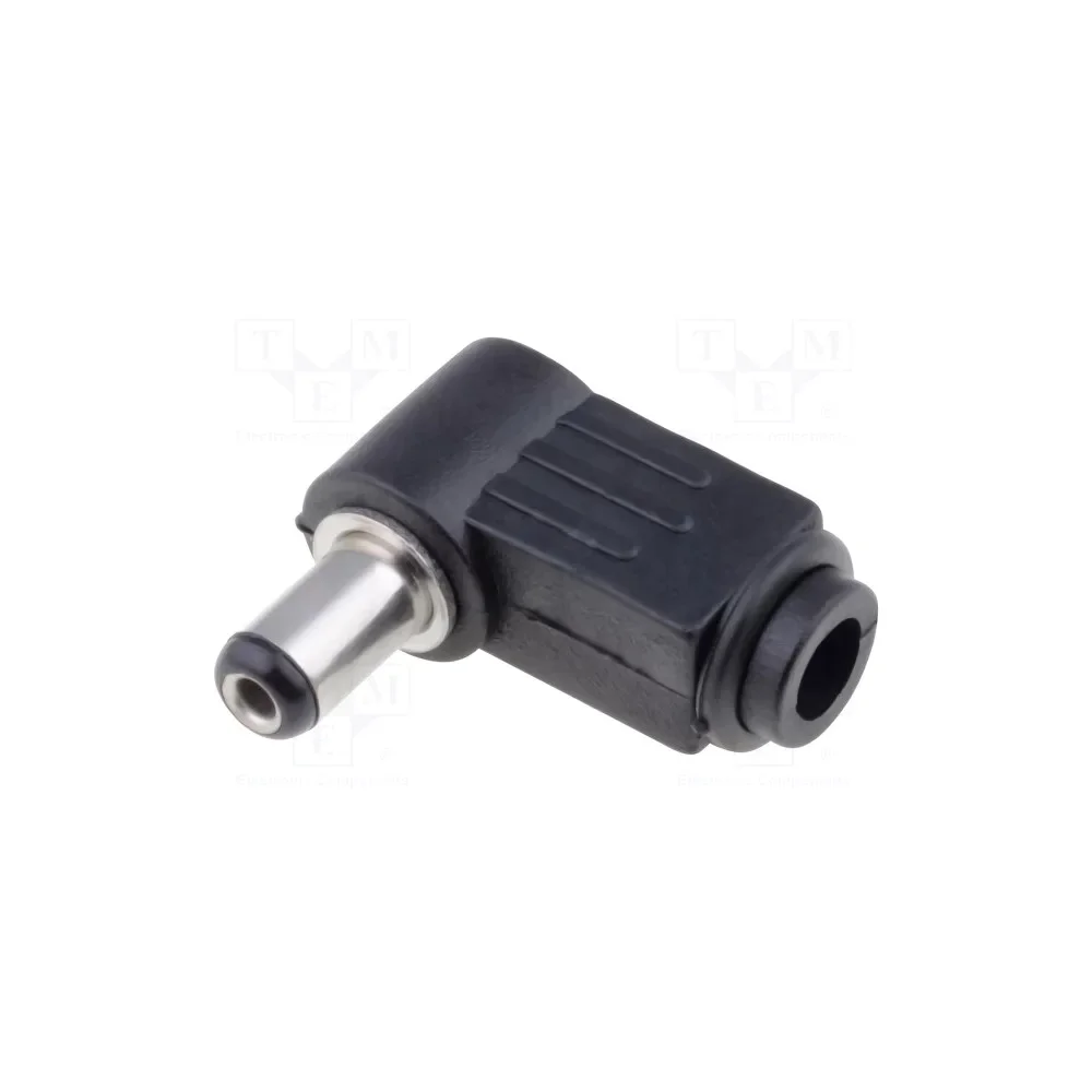 Ficha Alimentação Dc Fêmea Pvc 2.1x5.5x9.5mm 90º