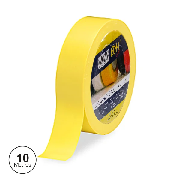 Fita Isoladora Amarela 10 Metros Edm