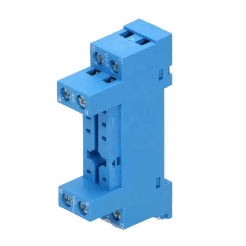Suporte De Relé De Contacto Duplo P/ Calha Din Finder