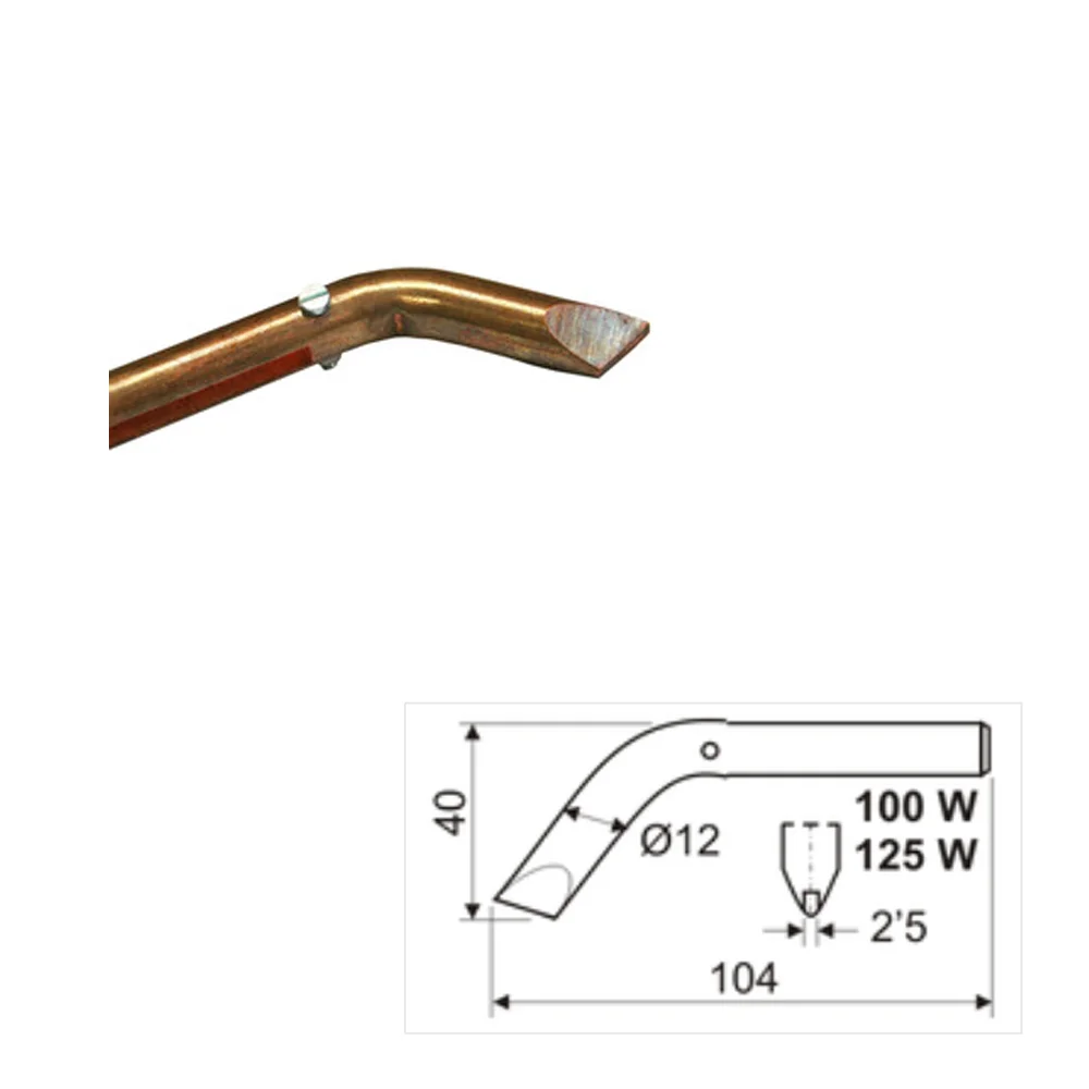 Ponta Para Ferro De Soldar 03.040/100 Dh 100w