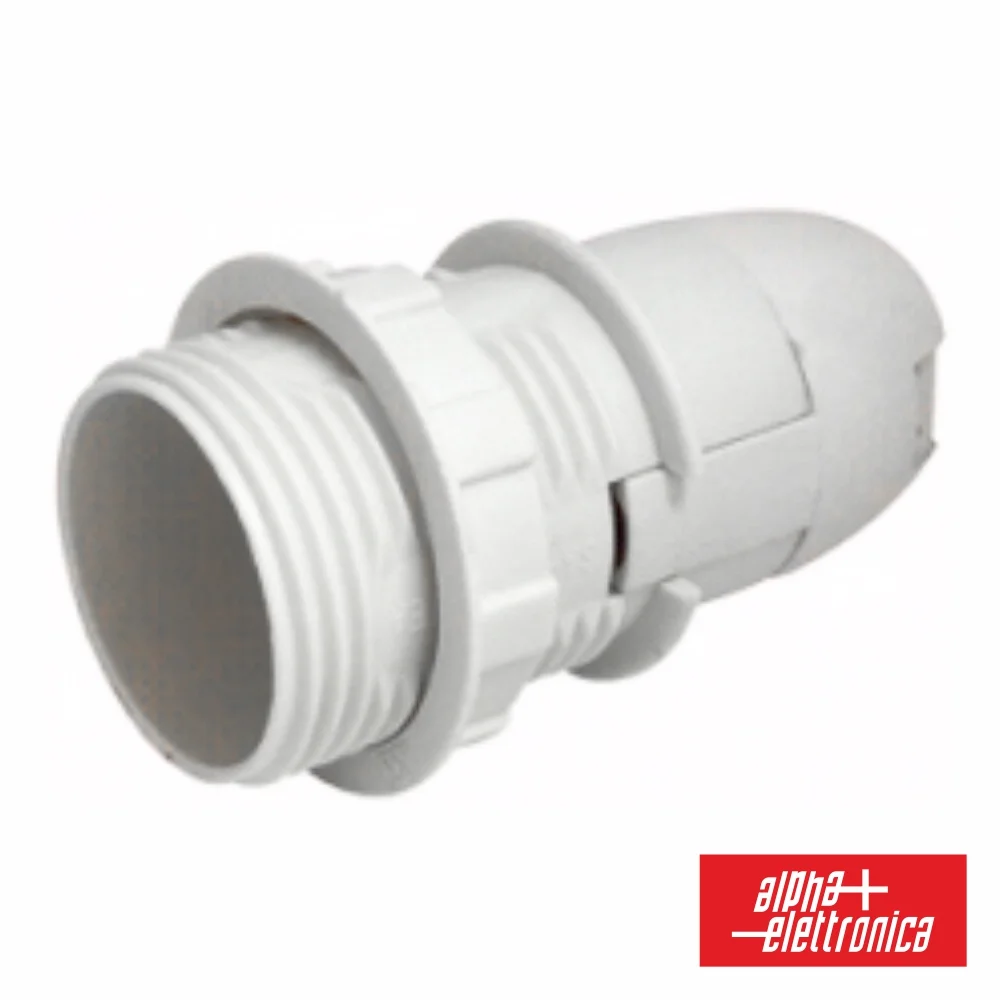 Casquilho Para Lâmpada E14 Branco Alpha
