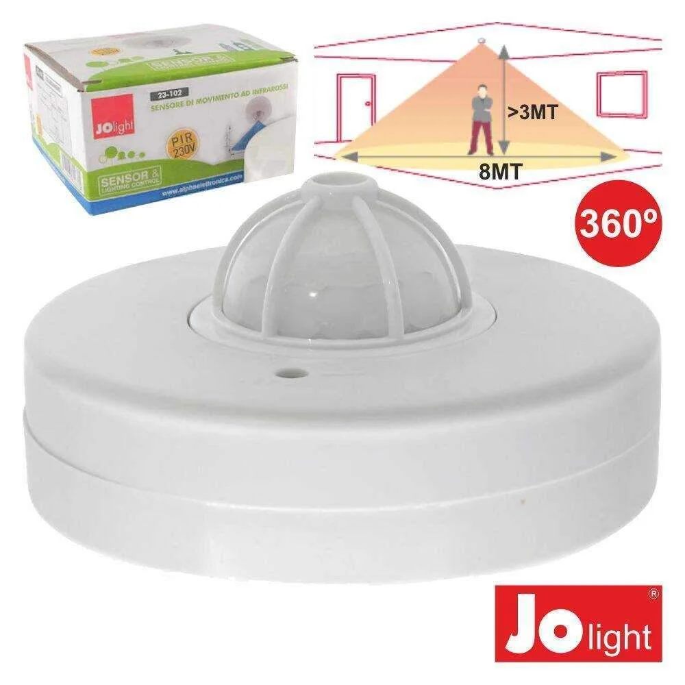Detetor De Movimentos De Teto Com Infravermelhos Jolight