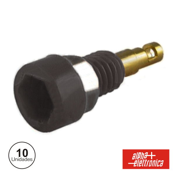 Borne Terminal 2mm Preto