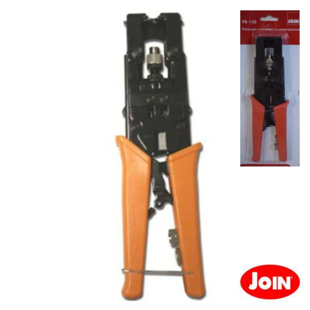 Alicate Para Cravar Fichas De Compressão " F " Join