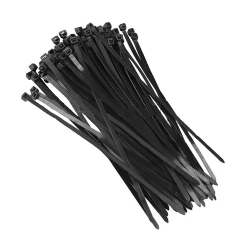 Abraçadeira De Serrilha 2.5x100 Preta (100 Unid.) Pecol